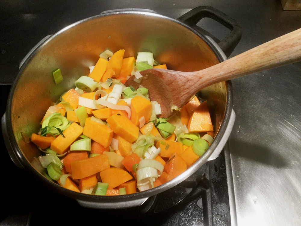 faire revenir les légumes