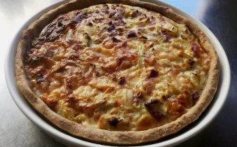 quiche aux poireaux gruyère