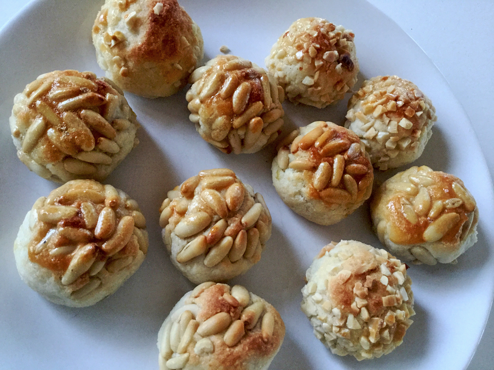 panellets amandes pignons