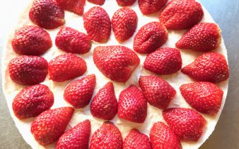 chessecake sans four aux fraises et lime