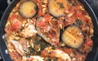 tajine de poulet et aubergines