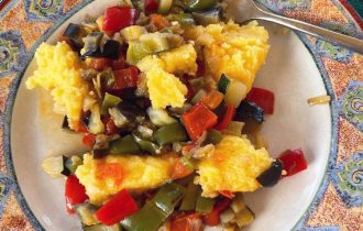 tian provençal à la polenta