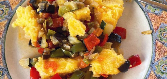 tian provençal à la polenta